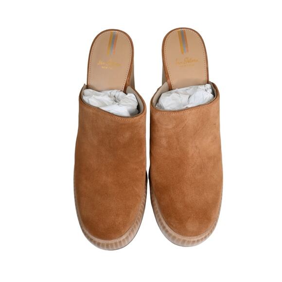 Sam Edelman Womens 8.5 Shiloh Leather Heeled Mule in Frontier Brown NEW - Picture 3 of 11